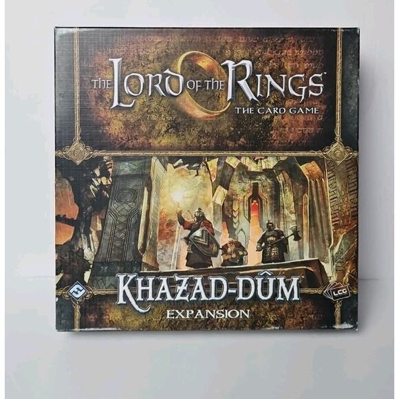 Khazad-Dum Lord of the Rings Card Game Expansion LCG Board Used Complete - Picture 1 of 12